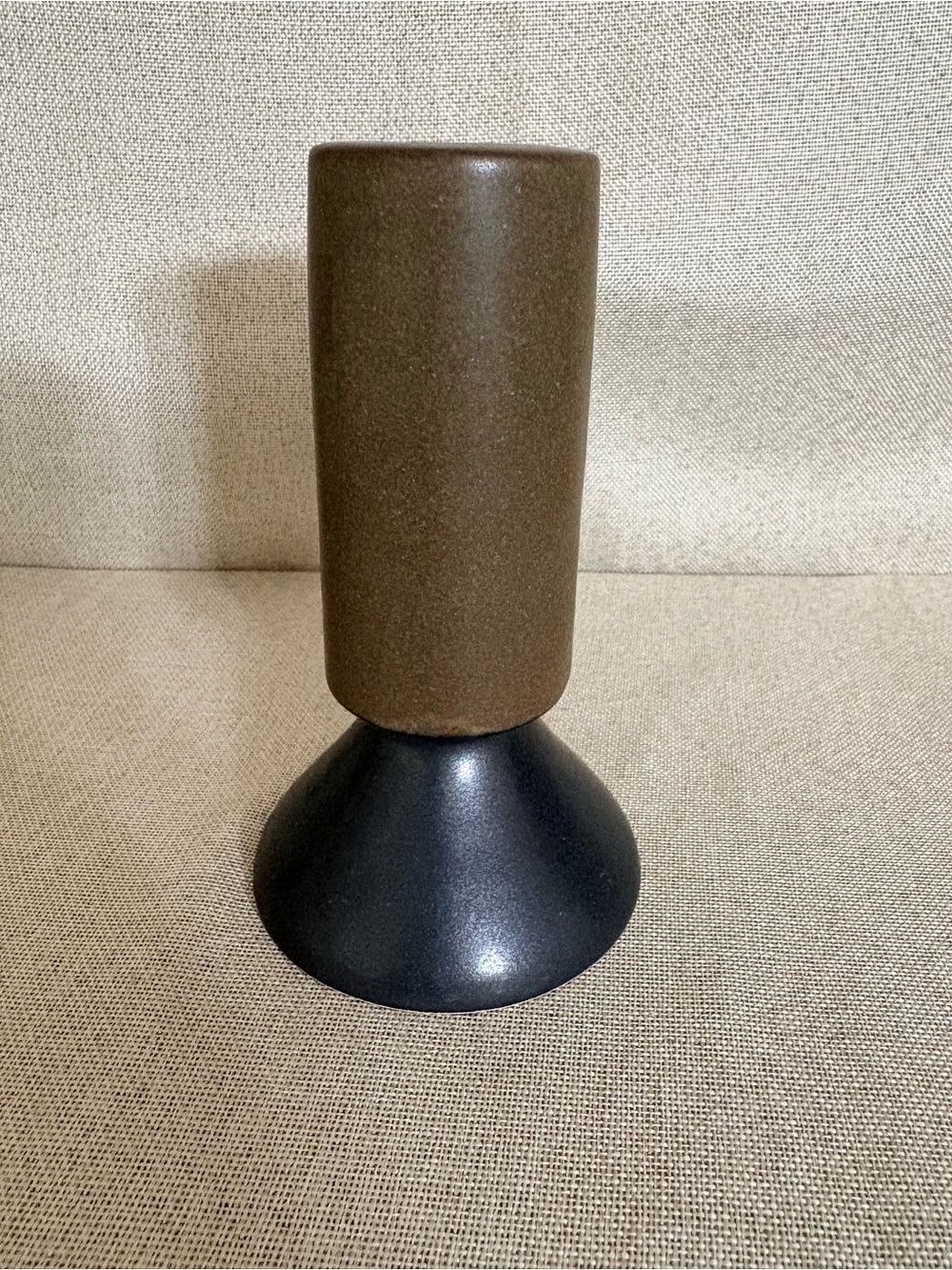 Vintage Jallpa Nina Peru Pottery Bud Vase MCM Earth Tone Ceramic Made in Peru